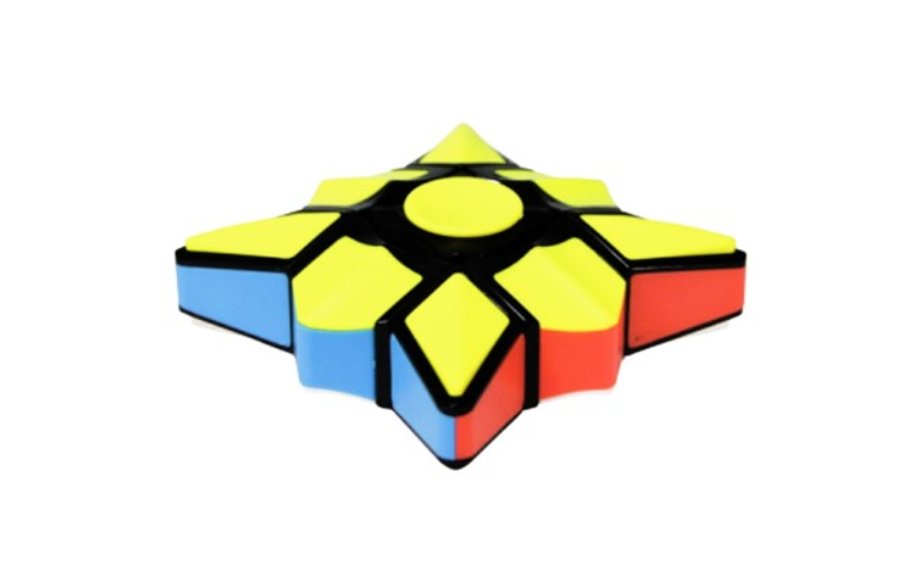 Cube Fidget Finger 1x3x3 Spinner černý