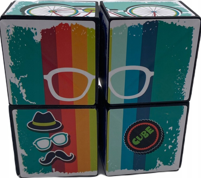 Geometric Magic Cube 3D Cube