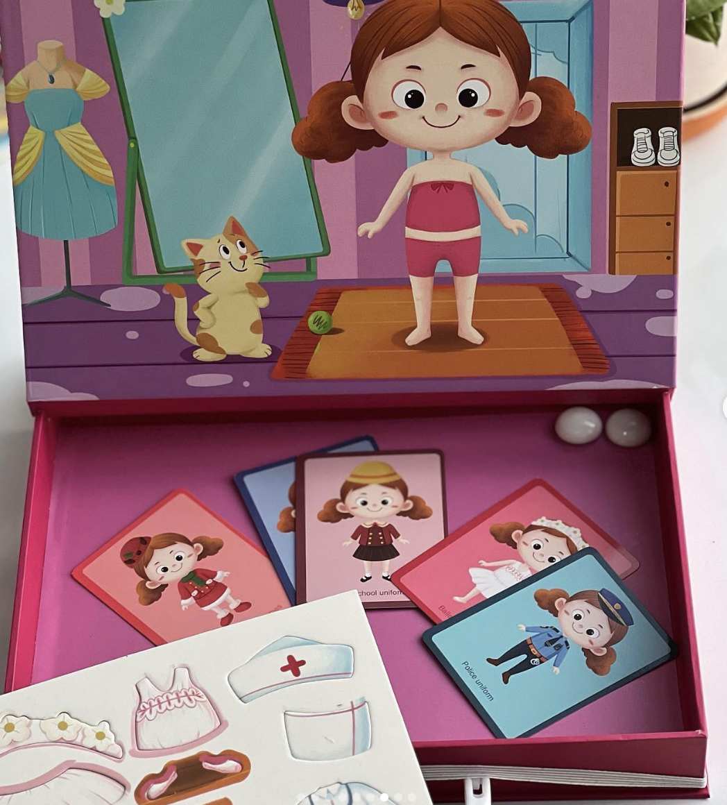 Magnetické puzzle Oděvy