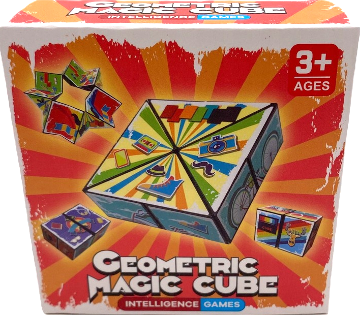 Geometric Magic Cube 3D Cube