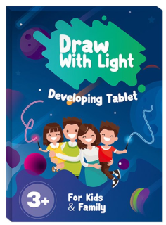 Svítící kreslící tabulka s LED perem A3 - Draw with light