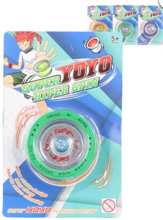 Jojo plastové-super yoyo hyper spin zelené