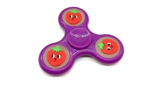 Antistresový Fidget Spinner fialový, Jahoda