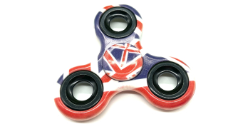 Antistresový Fidget Spinner Británie