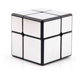 Mirror Cube QiYi 2x2 stříbrný