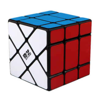 Kostka QiYi 3x3x3 Fisher černá