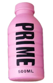 Prime 500ml- antistresová mačkací lahvička růžová