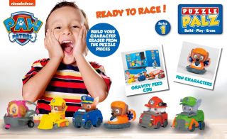 Gumová autíčka Paw Patrol, Tlapková patrola