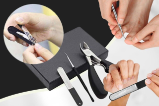 Profesionální 4dílná sada pro péči o nehty Care4Nail