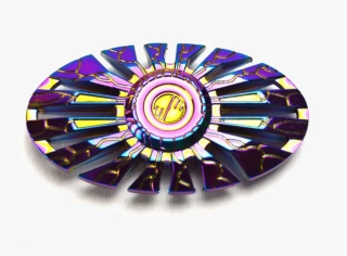 Fidget Spinner Rainbow ovál, limitovaná edice