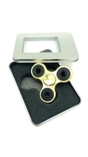 Fidget Spinner kovový zlatý