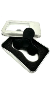 Černý fidget spinner 