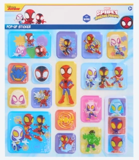 Spiderman 3D samolepky