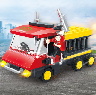 COGO Policie Red Truck 116 ks