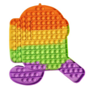 Pop It Among Us Jumbo XXL Rainbow 30 cm