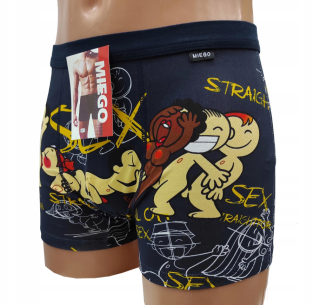 Bavlněné boxerky Miego Sex, tmavě modré