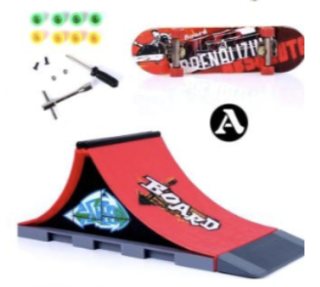 Fingerboard park A Prstový skateboard park stavebnice, rampa, skatepark