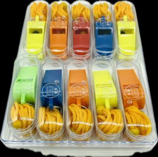 Píšťalka neonová plastová