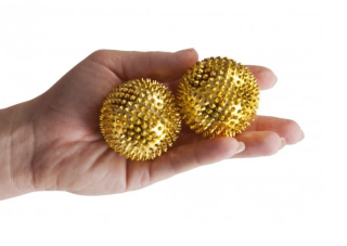 Akupresurní koule s magnety 2ks - 5,6 cm