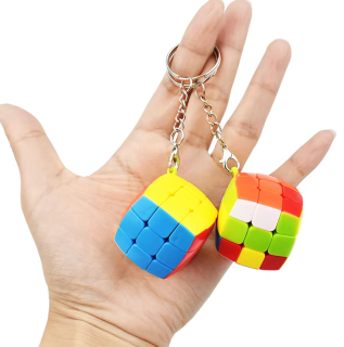 Zaoblená Kostka 3x3x3 přívěšek, 6 colors