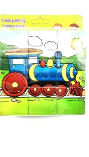 Dřevěné obrázkové kostky Dopravní prostředky
