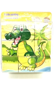 Dřevěné obrázkové kostky Rex