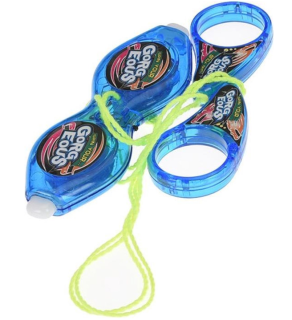 LED Spinner 2hlavý modrý