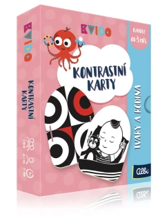 Kontrastní karty Tvary a rodina - Kvído