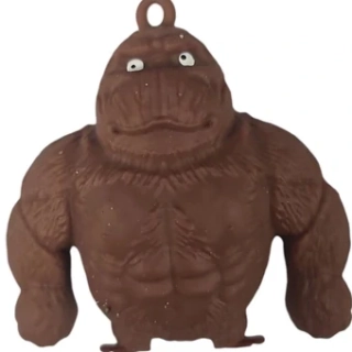 Mačkací gorila hnědá malá