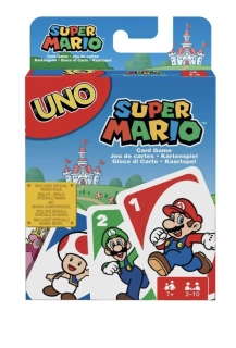 Mattel Games UNO Super Mario, karetní hra, desková hra, rodinná hra