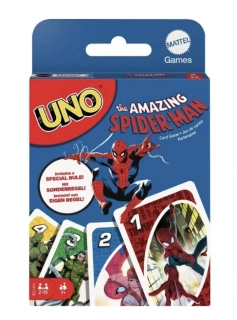 Mattel Games UNO SPINDERMAN, karetní hra, desková hra, rodinná hra