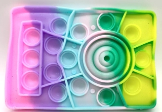 Pop It Rainbow antistresová hračka , fotoaparát 