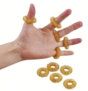 Zlatý akupunkturní prsten 1 ks