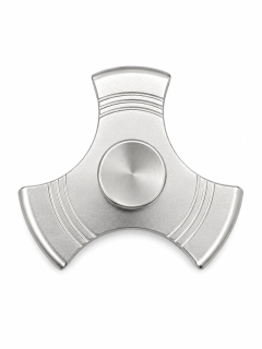 Fidget Spinner, Ufo 2, stříbrné