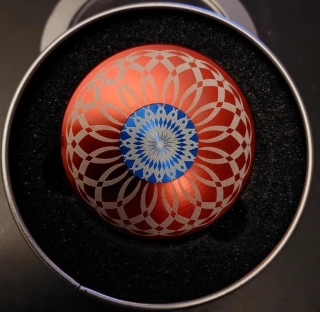 Fidget Spinner Ufo- White lines, kulatý