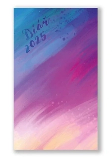 Diář týdenní 2025 100x170mm Vesmír