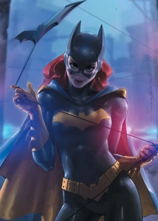Batgirl, plechová tabule 30x20 cm