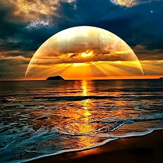 5D diamantové malování, Cozy Sunshine, 20x20 cm