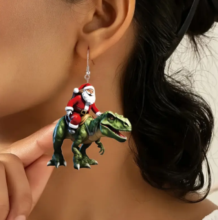 Santa na dinosaurovi, pár náušnic