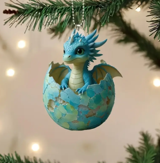 Malý dinosaurus, závěsná dekorace