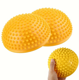 Balanční míče žluté 16cm 2 ks