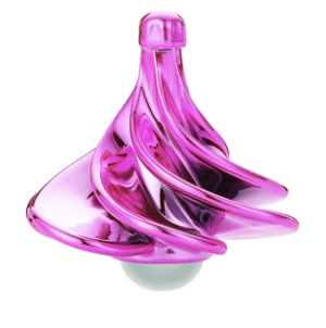 Antistresová káča Winspin fidget spinner starorůžová
