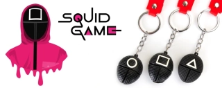 Squid Game, Hra na oliheň- Přívěšek Maska dozorce