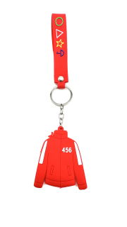 Squid Game, Hra na oliheň- Přívěšek Červená uniforma 456