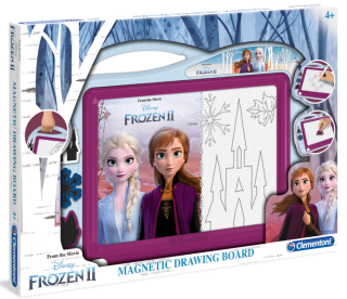 Clementoni, Magnetic Drawing Board Frozen, Magnetická kreslící tabule Ledové království