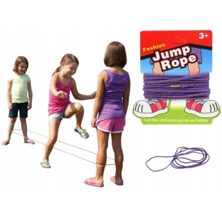 Skákací guma elastická jump fialová Toi-Toys 3-8 metrů pro děti II