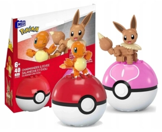 Mattel Mega Construx Pokémon CharmaMega Construx Pokémon Charmander & Eevee 40 ks