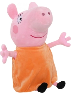 Plyšová postavička prasátko Pepa, máma 40cm