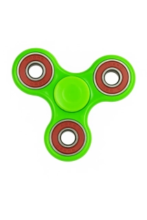 Fidget Spinner, 4ložiskový zelený a červený
