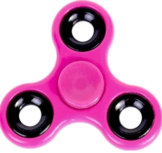 Fidget Spinner, plastový růžový